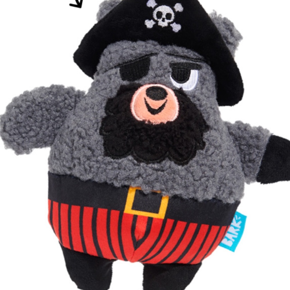 Bark ‘Barkbear The Pirate’ Plush Dog Toy